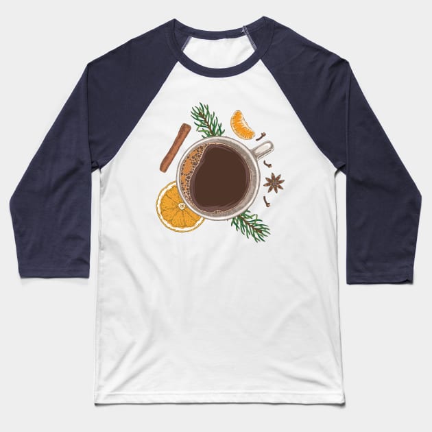 Christmas Morning Baseball T-Shirt by deepfuze